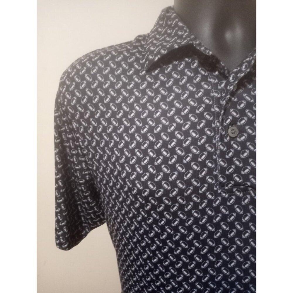 Roundtree & Yorke Performance Polo Shirt Mens Small S Black Football Work Play - Picture 4 of 12